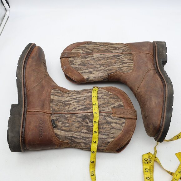 Cabela's Pinedale Square Toe Western Work Boots Men's Size 13 D Camo - Picture 8 of 9